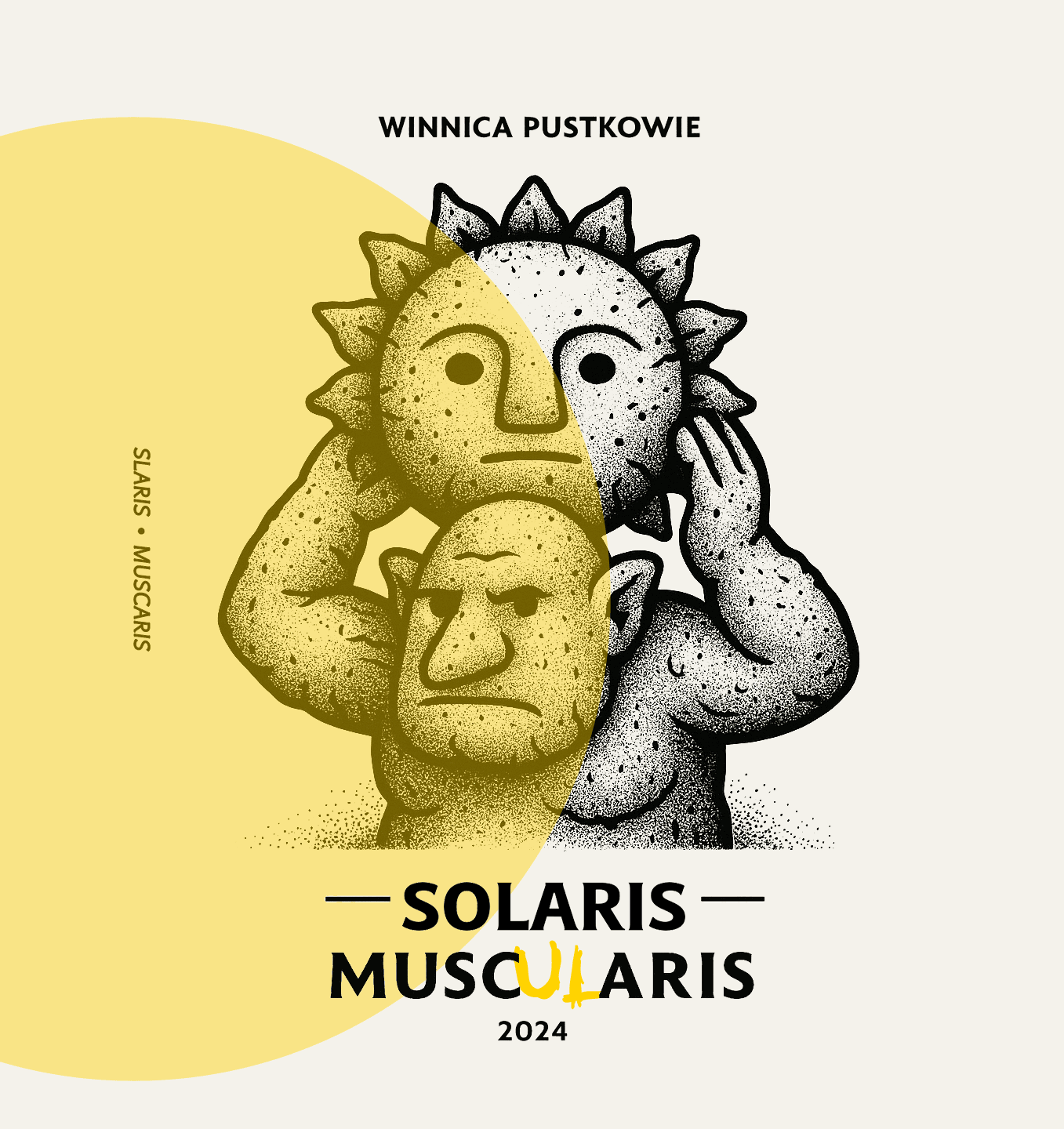 Etykieta Solaris + Muscaris — Winnica Pustkowie